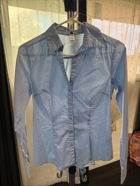 H&M Light Blue Button-Down Shirt